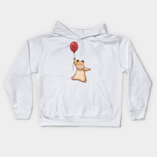 Hamster Balloon Kids Hoodie